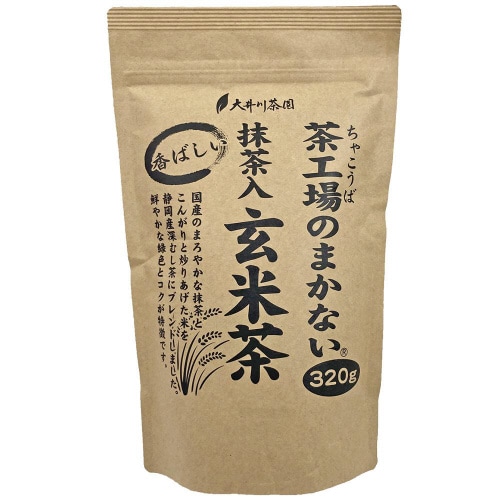 大井川茶園 茶工場のまかない抹茶入玄米茶12個