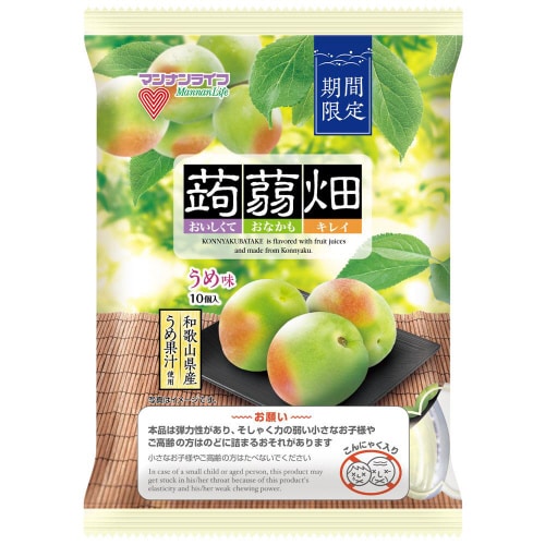 マンナンライフ 蒟蒻畑 うめ味 250g×12個