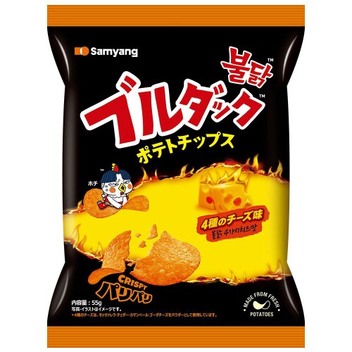三養 ブルダックポテトチップス4種のチーズ20袋