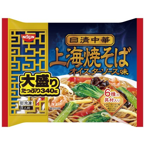 【冷凍】日清中華 上海焼そば 大盛り 14個