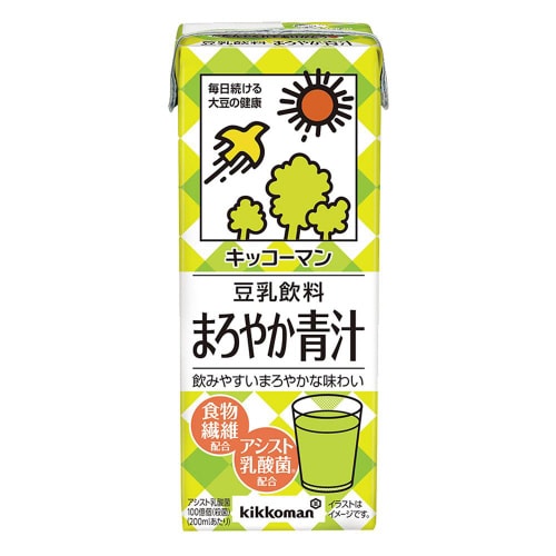 キッコーマン 豆乳飲料まろやか青汁200ml18本