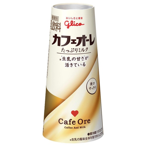 【冷蔵】江崎グリコカフェオーレたっぷりミルク10個