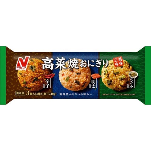 【冷凍】ニチレイ 高菜焼おにぎり 12袋