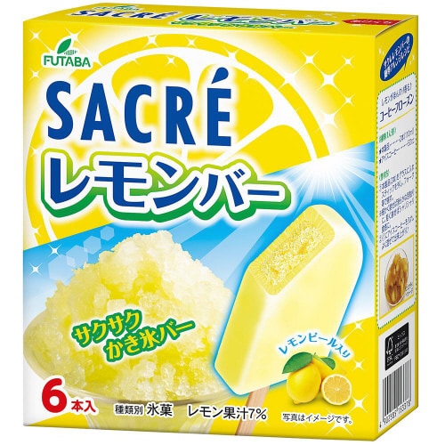 【冷凍】フタバ食品 サクレレモンバーマルチ6本8箱