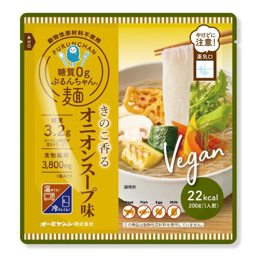 糖質0gぷるんちゃん麺 オニオンスープ味48袋