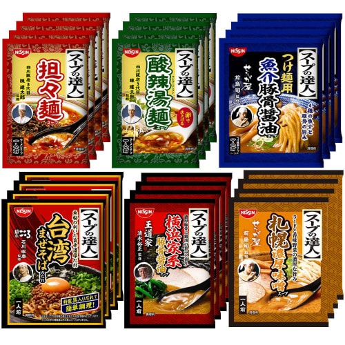 【冷蔵】日清 スープの達人  6種各4個