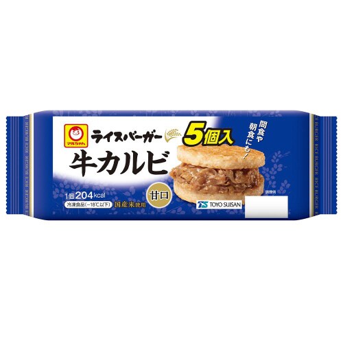 【冷凍】東洋水産 ライスバーガー 牛カルビ5個8袋