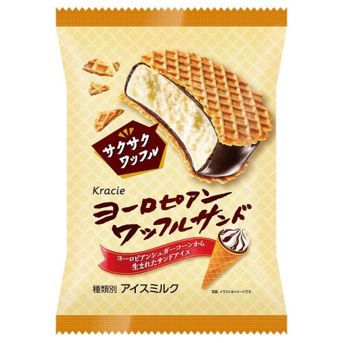 【アイス】クラシエヨーロピアンワッフルサンド18個