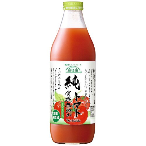 マルカイ 順造選純トマト食塩無添加1000ml6個