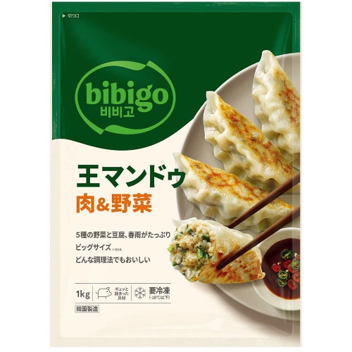 【冷凍】CJ 王マンドゥ 肉&野菜 1000g6袋