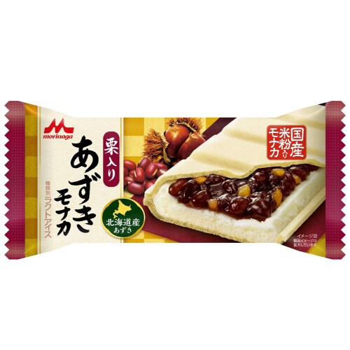 【アイス】森永乳業 栗入りあずきモナカ 24個