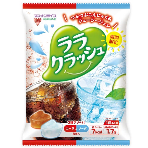 マンナンライフ ララクラッシュコーラソーダ12個