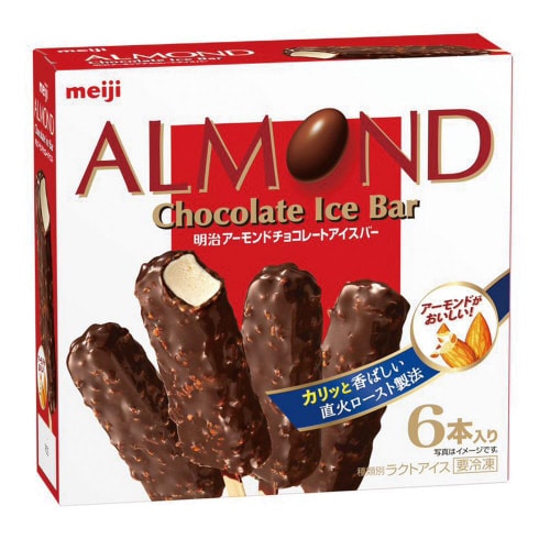 【アイス】明治 アーモンドチョコレートバー8個