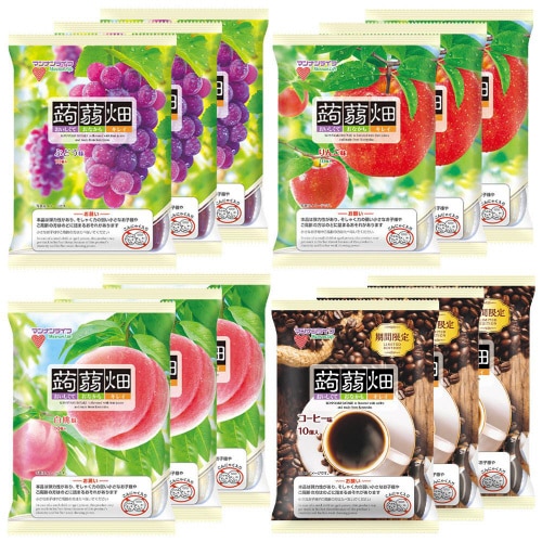 マンナンライフ 蒟蒻畑 4種アソート各3袋