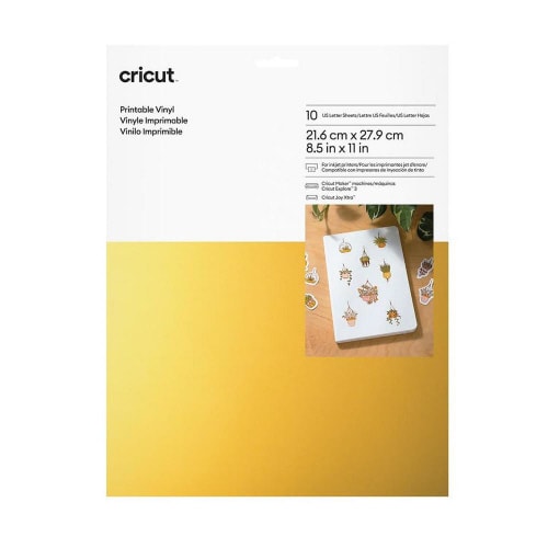 プリンタブルビニール(ノーカット)10枚入