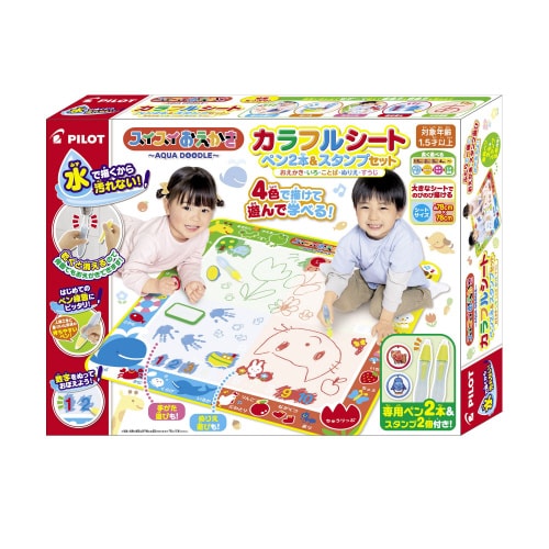 スイスイおえかきカラフル ペン&スタンプセット×6