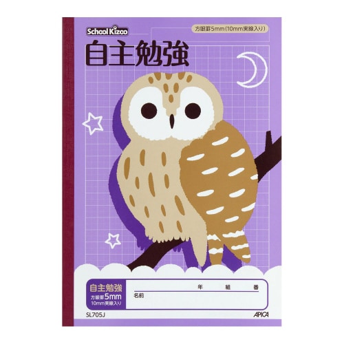 学習帳スクールキッズ 自主勉強5mm方眼×10