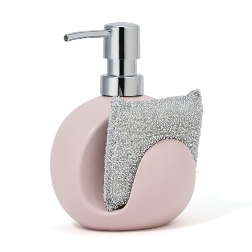 ピーニュキッチンディスペンサー マットピンク