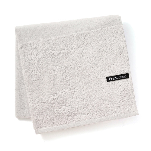 プレリエ バスタオル グレー×2