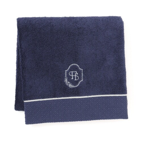 抗菌防臭 バスタオル ネイビー×2