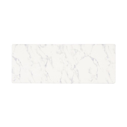 PVCキッチンマットマーブルS ホワイトグレー×2