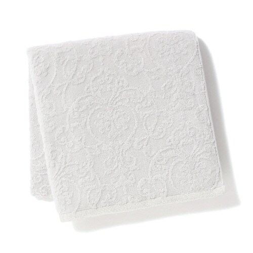 抗菌防臭 オーナメント バスタオル グレー×2