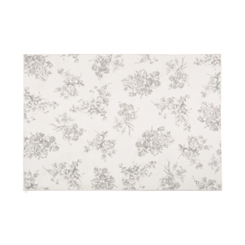 デザインプリントラグ クラシックフラワー 2000