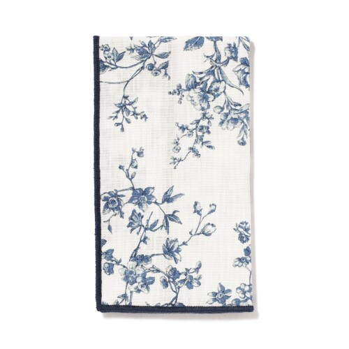 キッチンクロス ボタニカル ブルー×5