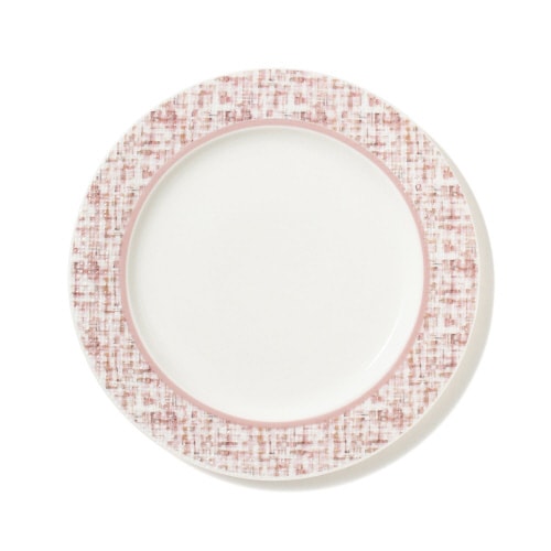 ツイード プレートS ピンク×3