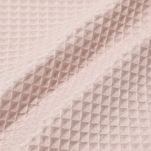 キッチンクロス ワッフル ピンク×5