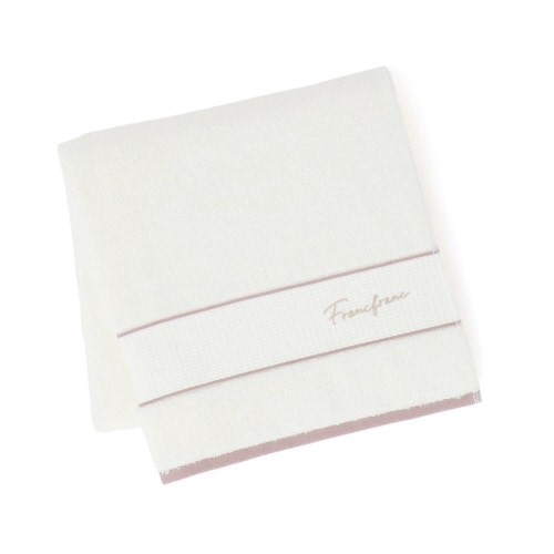 抗菌防臭 ベーシックロゴ バスタオル ホワイト×2