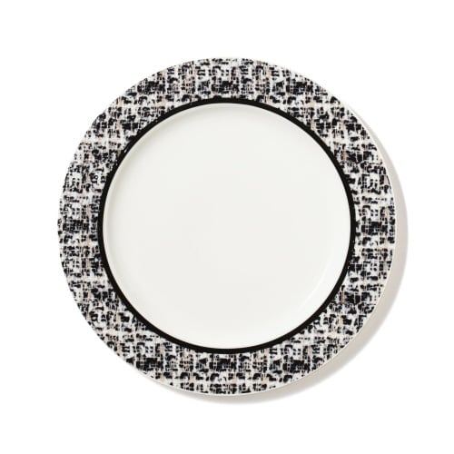 ツイード プレートS ブラック×3