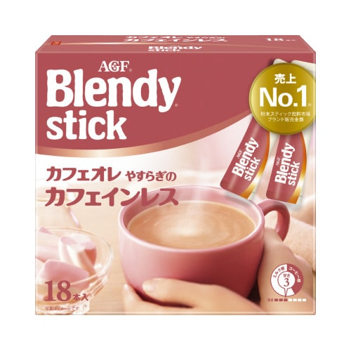ブレンディスティックカフェオレカフェインレス18本