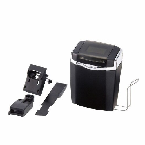 車内用品 愛煙缶 スクエア 黒 CZ84