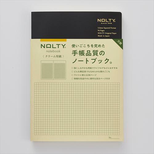 NOLTYノート A5 クリーム方眼 ブラック