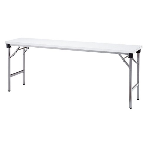 折り畳みATテーブルW1800D450STNWH