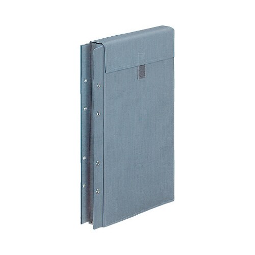 布製図面袋 4穴 マチ30mm 面ファスナー式