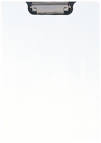 クリップファイル A4縦 ホワイト×4