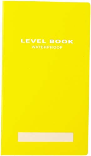 測量野帳ブライトカラー レベル合成紙 黄×5冊