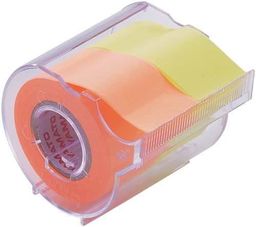 メモックロールテープ 25mm幅 オレンジ&レモン