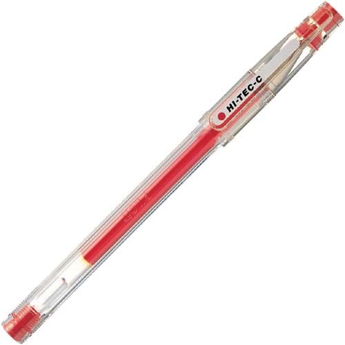 ゲルインク ハイテックC 0.4mm 赤