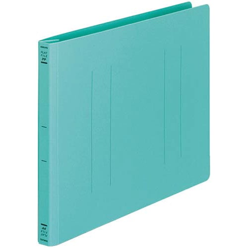 フラットファイル<PP> A4横 緑 10冊