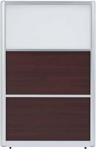 アルミパーティション 高1374幅900乳白木目