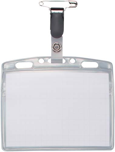 タッグ名札安全ピン・クリップ両用 特大 50個