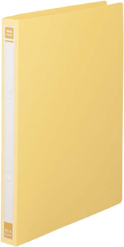 リングファイルPP 黄A4タテ 背幅27mm