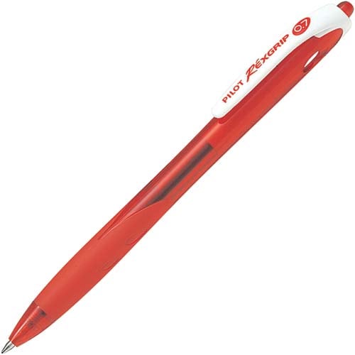 レックスグリップ(細字) 0.7mm 赤