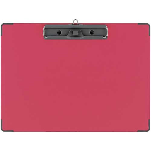 用箋挟B(総クロス貼り)カラーA4長辺とじ赤