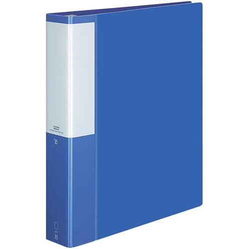 クリヤーBポジティ替紙式青A4縦背幅53mm8冊