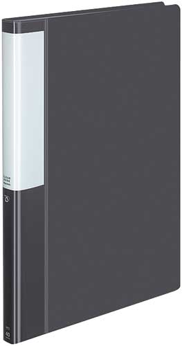 クリヤーブックポジティ A4縦 濃灰 40P10冊