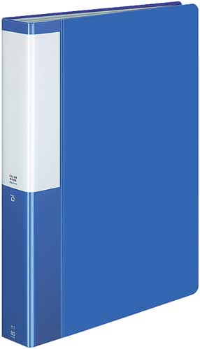 クリヤーブックポジティ A4縦 青 80P 12冊